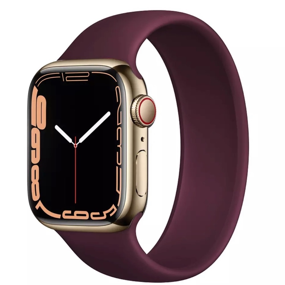Dark Cherry Single Loop Apple Watch Band